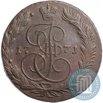 Picture 5 kopecks 1771 year ЕМ 