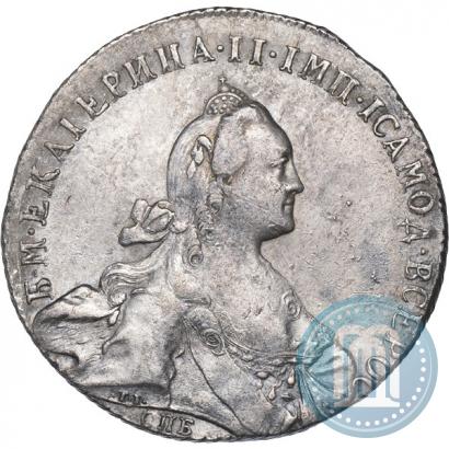 Picture 1 rouble 1772 year СПБ-ЯЧ-Т.I. 