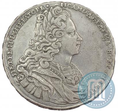 Фото 1 рубль 1727 года  "Московский тип"