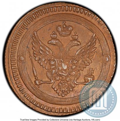 Picture 2 kopecks 1802 year ЕМ 