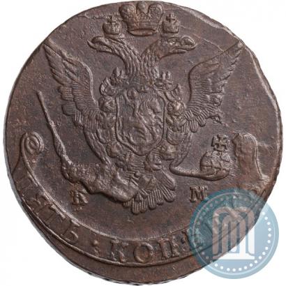 Picture 5 kopecks 1773 year ЕМ 