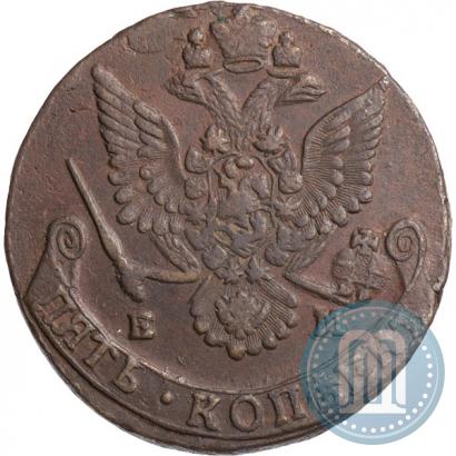 Фото 5 копеек 1781 года ЕМ 