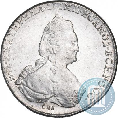 Фото 1 рубль 1786 года СПБ-ЯА 