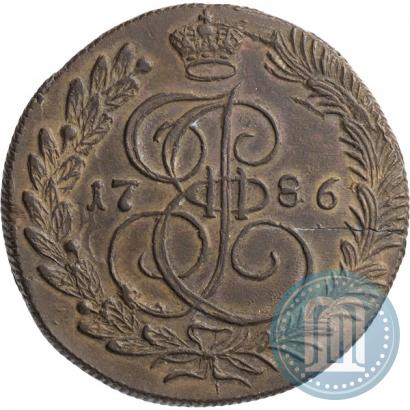 Фото 5 копеек 1786 года КМ 