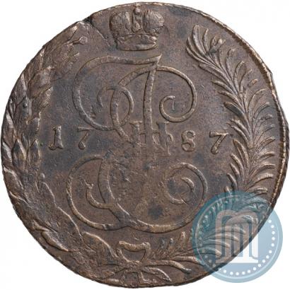 Picture 5 kopecks 1787 year ТМ 
