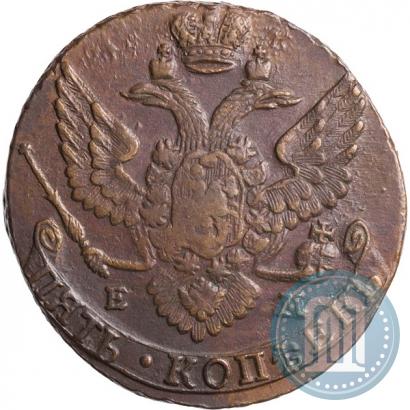 Picture 5 kopecks 1788 year ЕМ 