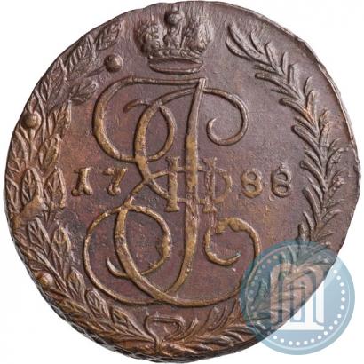 Picture 5 kopecks 1788 year ЕМ 