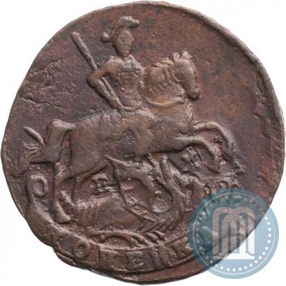 Picture 1 kopeck 1789 year ЕМ 