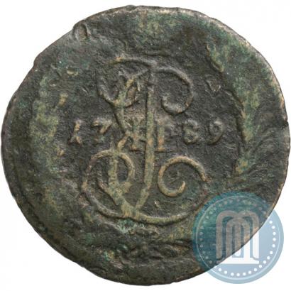 Picture 1 kopeck 1789 year ЕМ 