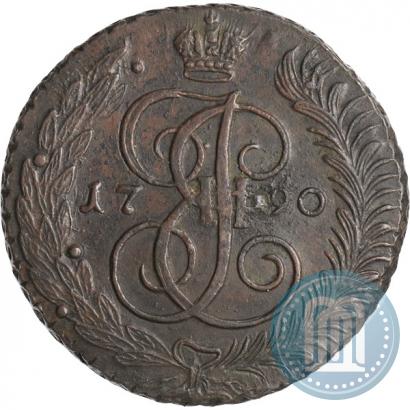 Фото 5 копеек 1790 года АМ 
