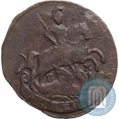 Picture 1 kopeck 1791 year ЕМ 