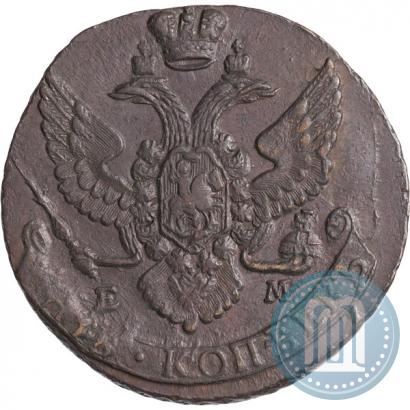 Фото 5 копеек 1793 года ЕМ 