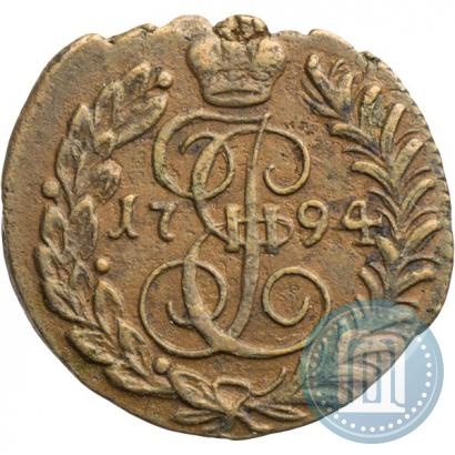 Фото Полушка 1794 года КМ 