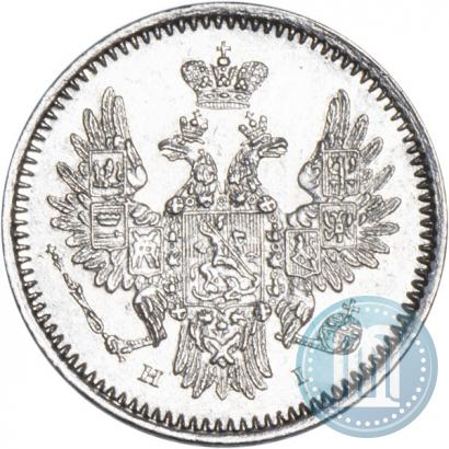 Фото 5 копеек 1855 года СПБ-HI 