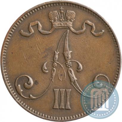 Picture 5 pennia 1892 year  