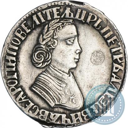 Фото Полтина 1704 года МД "Портрет работы Ф. Алексеева"