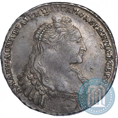 Фото 1 рубль 1736 года  "Тип 1735 года"