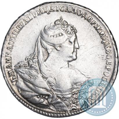 Фото Полтина 1737 года  "Московский тип"
