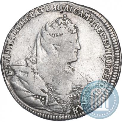 Фото Полтина 1738 года  "Московский тип"
