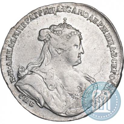 Фото Полтина 1738 года СПБ "Петербургский тип"