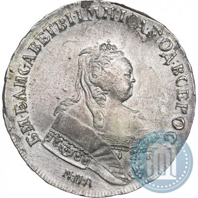 Фото 1 рубль 1745 года ММД 