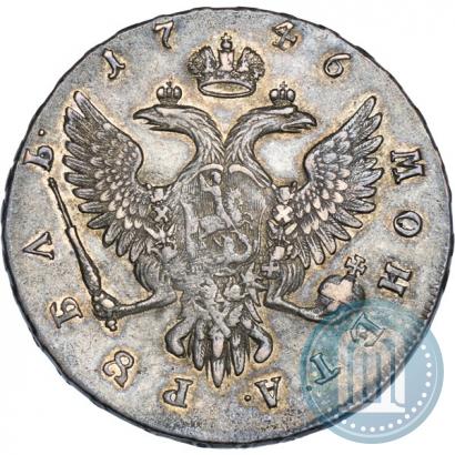 Фото 1 рубль 1746 года ММД 