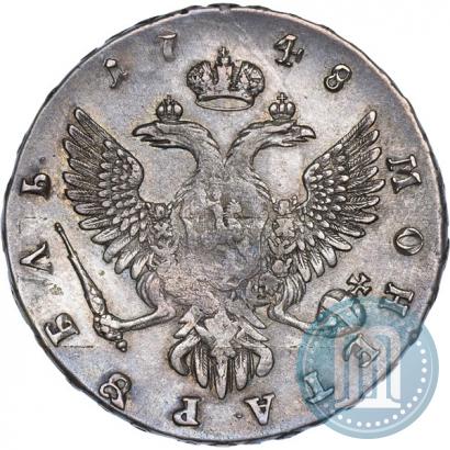 Picture 1 rouble 1748 year ММД 