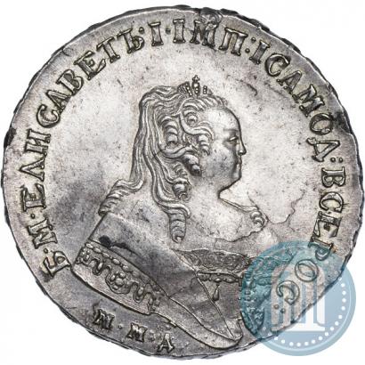 Picture 1 rouble 1749 year ММД 