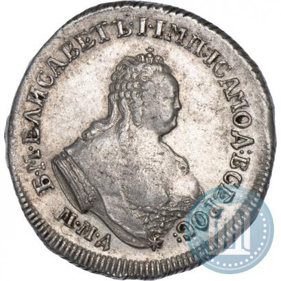 Фото Полуполтинник 1754 года ММД-ЕI 