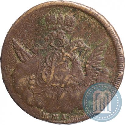Фото 1 копейка 1755 года ММД 