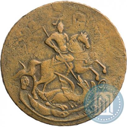 Фото 2 копейки 1757 года  "Номинал под Св. Георгием"