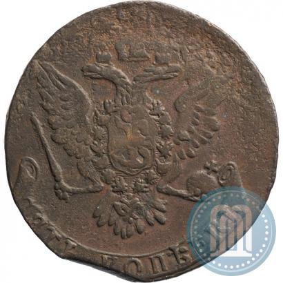 Фото 5 копеек 1758 года  