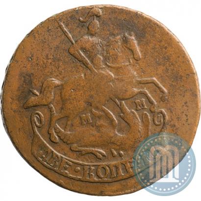 Фото 2 копейки 1763 года ММ 