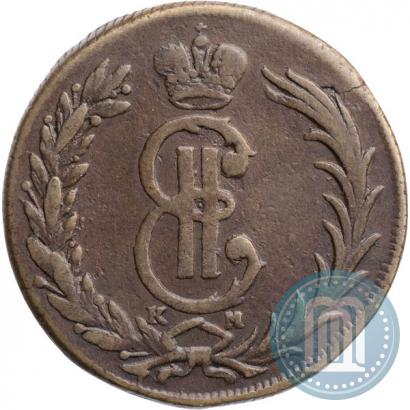 Фото 2 копейки 1768 года КМ 