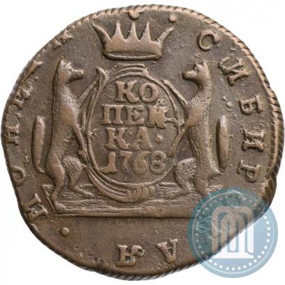 Фото 1 копейка 1768 года КМ 