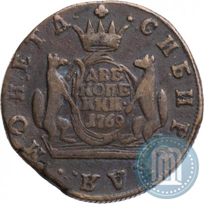 Picture 2 kopecks 1769 year КМ 