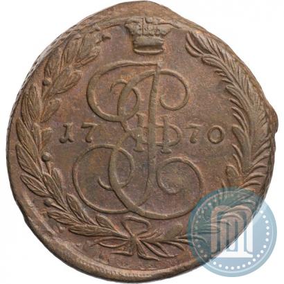 Picture 5 kopecks 1770 year ЕМ 