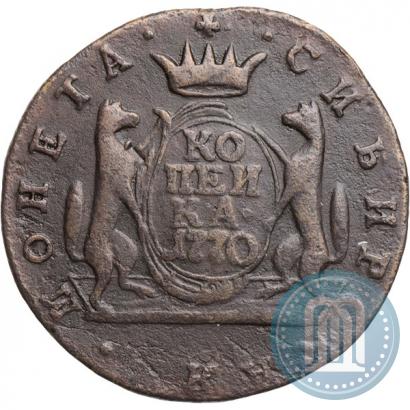 Picture 1 kopeck 1770 year КМ 