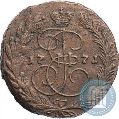 Фото 2 копейки 1771 года ЕМ 