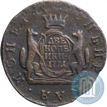 Фото 2 копейки 1771 года КМ 