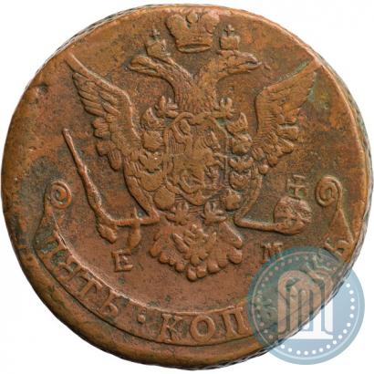Picture 5 kopecks 1773 year ЕМ 