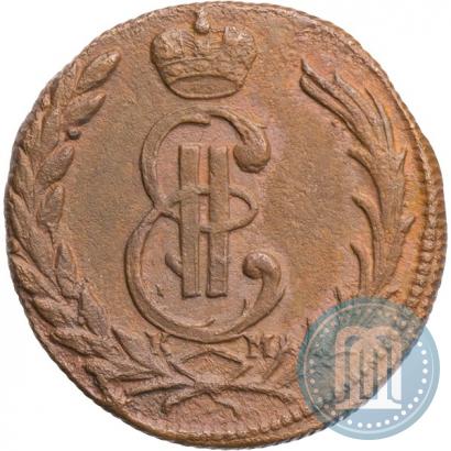 Picture 1 kopeck 1775 year КМ 