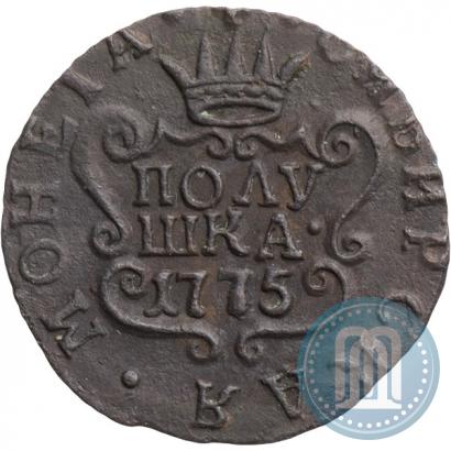 Фото Полушка 1775 года КМ 
