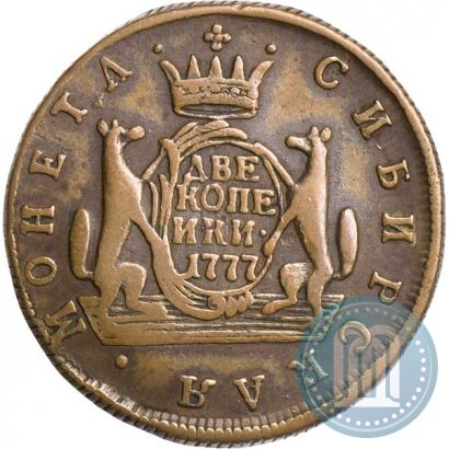 Picture 2 kopecks 1777 year КМ 