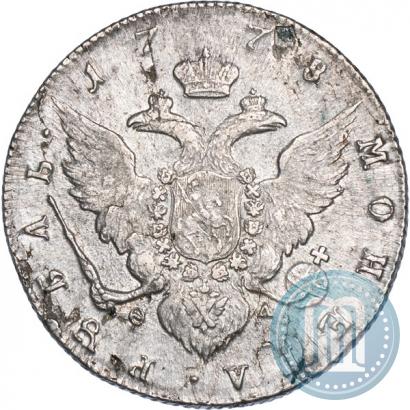 Фото 1 рубль 1778 года СПБ-ФЛ 