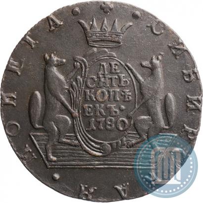 Picture 10 kopecks 1780 year КМ 