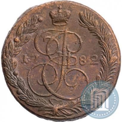 Picture 5 kopecks 1782 year ЕМ 