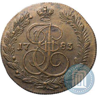 Фото 5 копеек 1783 года КМ 