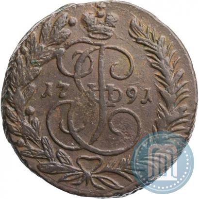 Фото 2 копейки 1791 года ЕМ 