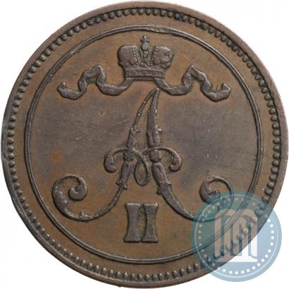 Picture 10 pennia 1867 year  